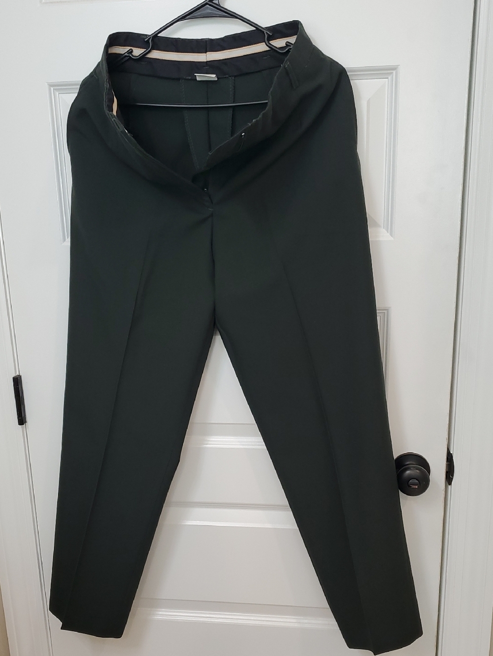 Boys  Classic Dress Pants in Dark Green